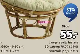 Jysk Jordrup stoel aanbieding
