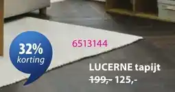 Jysk Lucerne tapijt aanbieding