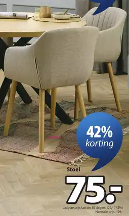 Jysk Adslev stoel aanbieding