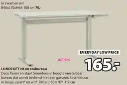 Jysk Lundtoft zit en stabureau aanbieding