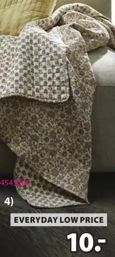 Jysk Lavendel plaid aanbieding