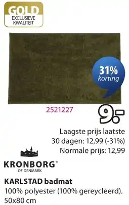 Jysk Kronborg Karlstad badmat aanbieding