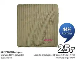 Jysk Kristtorn bedsprei aanbieding
