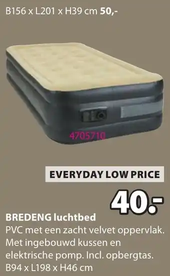 Jysk Bredeng luchtbed aanbieding