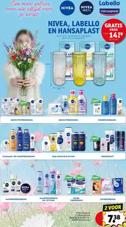 Kruidvat Nivea, labello en hansaplast aanbieding