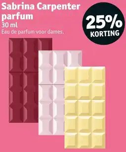 Kruidvat Sabrina Carpenter parfum aanbieding