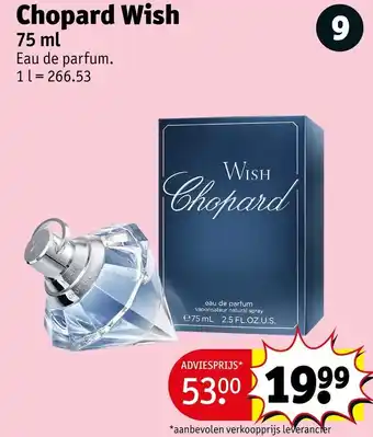 Kruidvat Chopard Wish aanbieding