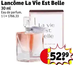 Kruidvat Lancôme La Vie Est Belle aanbieding