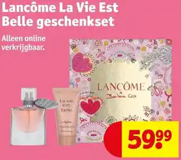 Kruidvat Lancôme La Vie Est Belle geschenkset aanbieding