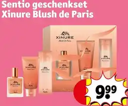 Kruidvat Sentio geschenkset Xinure Blush de Paris aanbieding