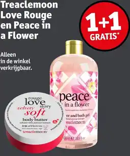 Kruidvat Treaclemoon Love Rouge en Peace in a Flower aanbieding