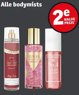 Kruidvat Alle bodymists aanbieding