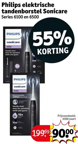 Kruidvat Philips elektrische tandenborstel Sonicare aanbieding