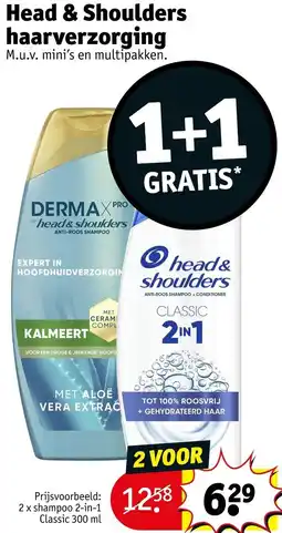 Kruidvat Head & Shoulders haarverzorging aanbieding