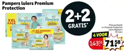 Kruidvat Pampers luiers Premium Protection aanbieding