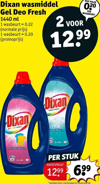 Dixan wasmiddel Gel Deo Fresh