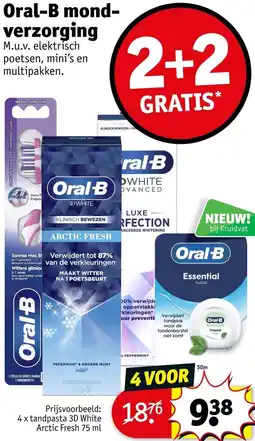 Kruidvat Oral-B mondverzorging aanbieding