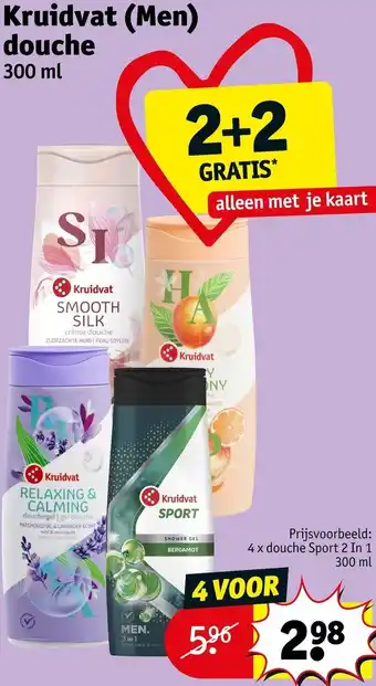 Kruidvat Kruidvat Men douche aanbieding