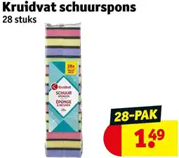 Kruidvat Kruidvat schuurspons aanbieding