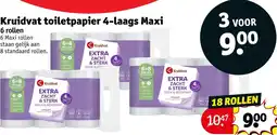 Kruidvat Kruidvat toiletpapier 4-laags Maxi aanbieding