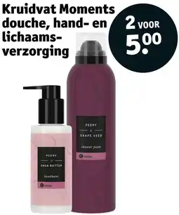 Kruidvat Kruidvat Moments douche, hand en lichaamsverzorging aanbieding