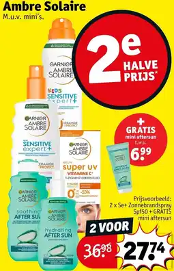 Kruidvat Ambre Solaire aanbieding