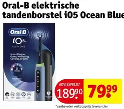 Kruidvat Oral-B elektrische tandenborstel i05 Ocean Blue aanbieding