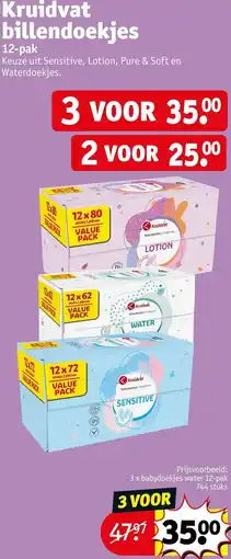 Kruidvat Kruidvat billendoekjes aanbieding