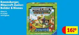 Kruidvat Ravensburger, Minecraft Junior: Builder & Biomes aanbieding