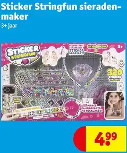 Kruidvat Sticker Stringfun sieradenmaker aanbieding