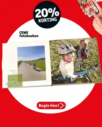 Kruidvat Cewe fotoboeken aanbieding