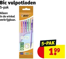 Kruidvat Bic vulpotloden aanbieding