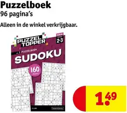 Kruidvat Puzzelboek aanbieding