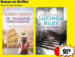 Kruidvat Roman en thriller aanbieding