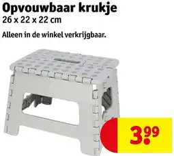 Kruidvat Opvouwbaar krukje aanbieding