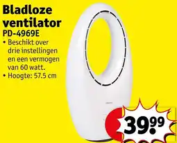 Kruidvat Bladloze ventilator PD-4969E aanbieding