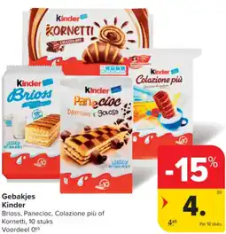 Carrefour Gebakjes Kinder aanbieding