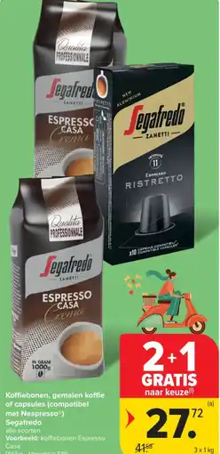 Carrefour Koffiebonen, gemalen koffie of capsules (compatibel met nespresso®) aanbieding