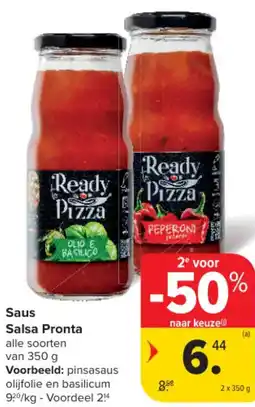Carrefour Saus salsa pronta aanbieding
