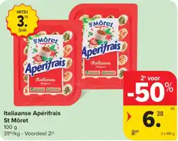 Carrefour Italiaanse apérifrais st môret aanbieding