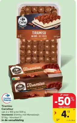 Carrefour Tiramisu carrefour aanbieding