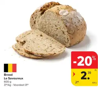 Carrefour Brood le savoureux aanbieding
