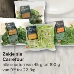 Carrefour Zakje sla carrefour aanbieding