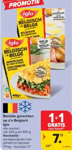Carrefour Bereide gerechten op z'n belgisch iglo aanbieding