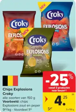 Carrefour Chips explosions croky aanbieding