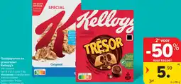 Carrefour Ontbijtgranen en graanrepen kellogg's aanbieding