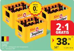Carrefour Krat bier jupiler aanbieding