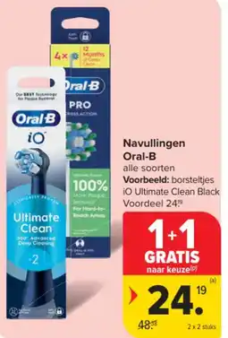 Carrefour Navullingen oral-b aanbieding