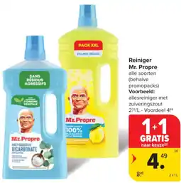 Carrefour Reiniger Mr. Propre aanbieding