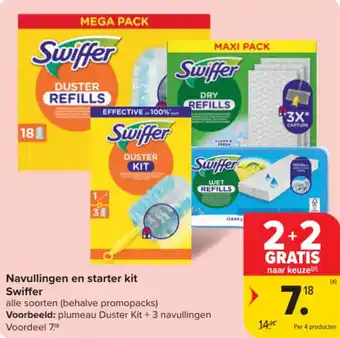 Navullingen en starter kit Swiffer